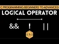 Online School- Logical Operator Explained with Code in C Logical and or not Bangla Module 1 9 1