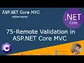 75 Remote Validation in ASP NET Core C JQuery AJAX And JSON