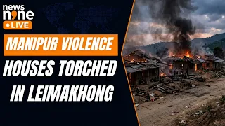manipur violence fresh tension in imphal after houses torched in leimakhong chingmang news9