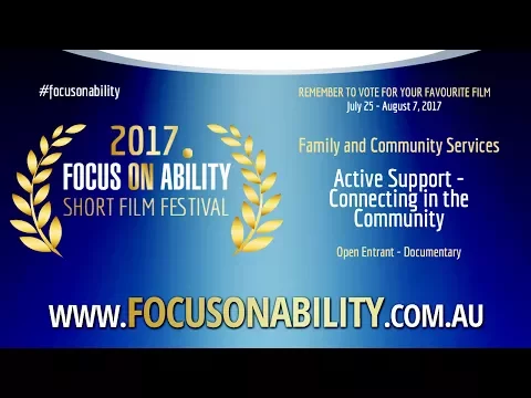 Active Support - Connecting in the Community film thumbnail