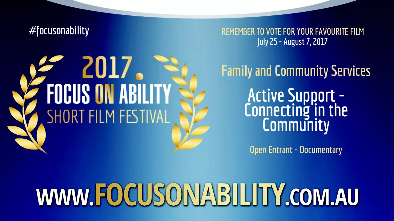 Active Support - Connecting in the Community (2017) — film still