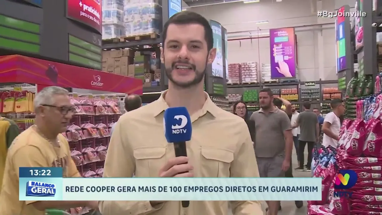 Rede Cooper gera mais de 100 empregos diretos em Guaramirim