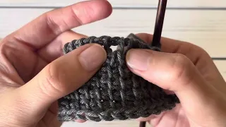 Tunisian Crochet Return Pass Decrease