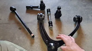 TRQ front end parts are here for the 2008 Chevy Link below to after install