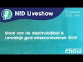 Lagu N!D Liveshow - Staat van de deelmobiliteit \u0026  Landelijk gebruikersonderzoek 2025