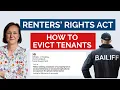 How to evict tenants legally Full process inc Form 3A