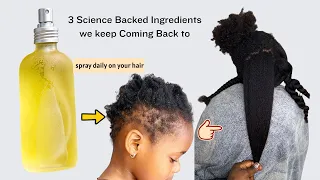 3 Science Backed Ingredients we keep Coming Back to For Extreme Hair Growth & Thickness