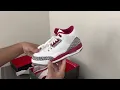 Air Jordan 3 Retro Big kids Unboxing and review