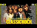Lagu AC/DC, Aerosmith, Bon Jovi, Metallica, Nirvana, Queen 🔥 Classic Rock Songs 70s 80s 90s Full Album