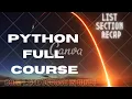 Python Full Course 43 List Section Recap
