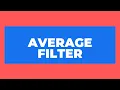 Average filter and sample implementation in Java