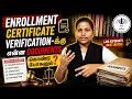 ENROLLMENT MANUAL CERTIFICATE VERIFICATION- DOCUMENTS -
