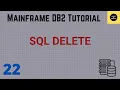 SQL Delete Query Using QMF - Mainframe DB2 Practical Tutorial