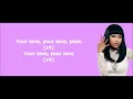 Nicki Minaj - Your Love Lyrics Video
