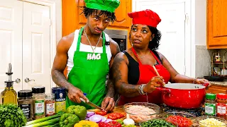 Jay & MAMMA MEKA Have A COOK OFF! 🔥👨🍳
