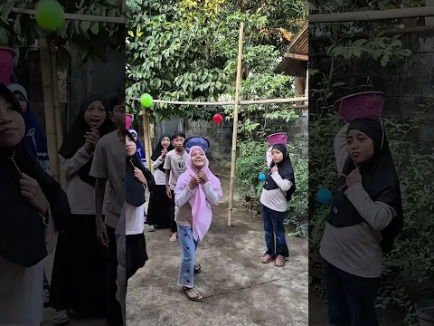 Challenge masukkan bola ke dalam wadah, siapa yang menang nih?! #shorts