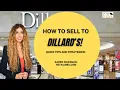 Dillards Vendor - How to Sell to Dillards Stores and Be a Dillards Vendor