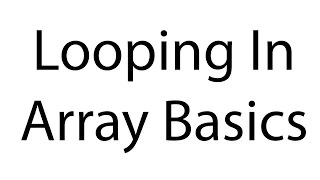 array looping basics php bangla tutorial