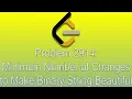 LeetCode Problem 2914 Minimum Number of Changes to Make Binary String Beautiful