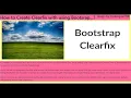 How to Create Clearfix in Bootstrap Bootsrap Clearfix by nsdesigner786