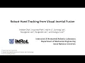 Robust Hand Tracking from Visual-Inertial Fusion