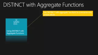 Working with Aggregate Functions in SQL Server