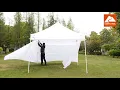 Ozark Trail 10x10 Commercial Canopy with Sidewall Set up instruction