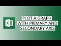 How to plot a graph with primary and secondary axis in 90 seconds in Excel