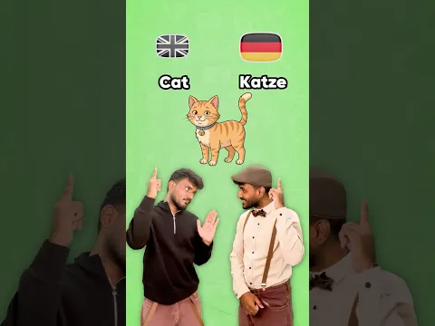 English vs German 🇬🇧🇩🇪 | Common Everyday Words for Kids and Beginners