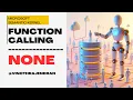 Microsoft Semantic Kernel Function Calling NONE