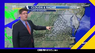 CBS19 Weather Authority Clouds Radar sponsored by Virginia Credit Union