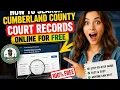 How to search Cumberland County court records online for free