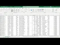 Using View Split option in Excel to view large files