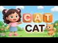 CVC Word Garden Learn C-A-T with Mia Kids Phonics
