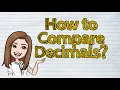 MATH How to Compare Decimals