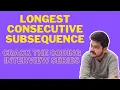 Longest Consecutive Subsequence in Array GeeksforGeeks LeetCode Love Babbar DSA Sheet