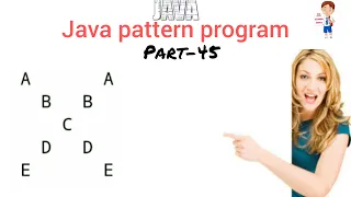 Java pattern program part 45 Easy Learning Genius