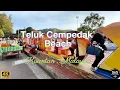Download Lagu Walking Along Teluk Cempedak Beach, Kuantan 🇲🇾 | Real Beach Ambience \u0026 Ocean Sounds [4K HDR]