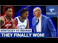 Kentucky Wildcats Vs Indiana Hoosiers Recap: Mark Pope FINALLY Picks Up A Huge Win!