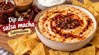 Así hago DIP DE SALSA MACHA NUTRITIVO Y súper sabroso. 