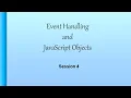Event Handling and JavaScript Objects JavaScript betaQsolutions