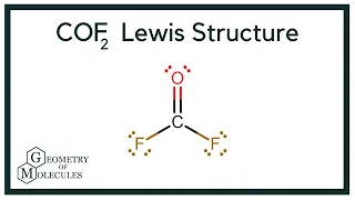 COF2 Lewis Structure Carbonyl Fluoride