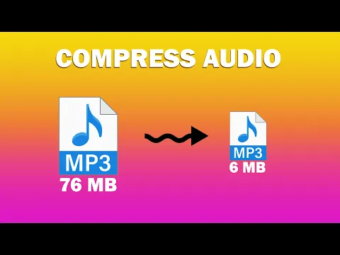 Download MP3 How to Compress mp3 Audio Files | Reduce Audio size Without Losing Quality | mp3 Compressor