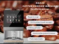 MACES4C-00 table-top coffee machine structure introduction
