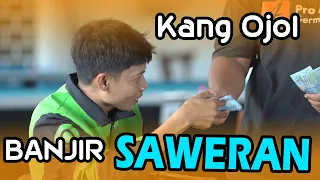 viral kang ojol banjir saweran