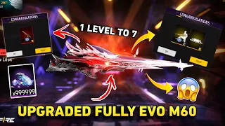 I Upgraded Evo M60 Full Max | new evo vault event | free fire new event | ff new event
