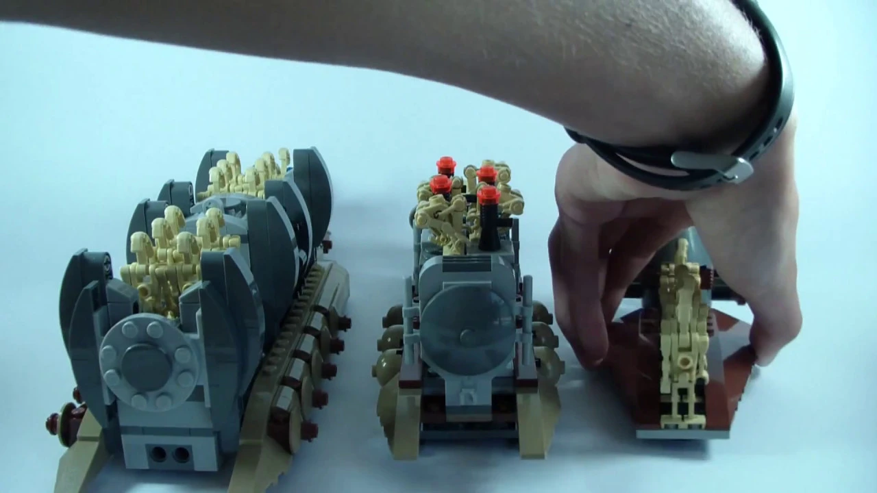Lego 75086 Battle Droid Troop Carrier Speed Build Review. 