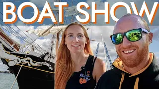 YOUTUBERS TAKEOVER the Southampton Boat Show! #SIBS23 [Ep113 RED SEAS]