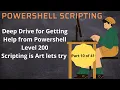 Getting Help from Powershell just like self help to write your script