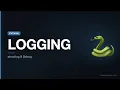 Python Tutorial Python Logging Debugging Professional Python